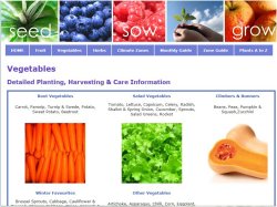 seed sow grow vegetable guide